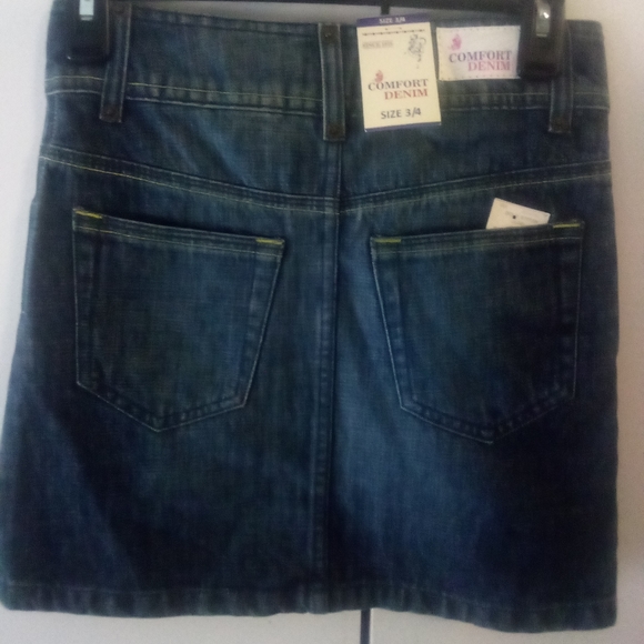 Jean skirt size 3/4 juniors - Picture 3 of 5